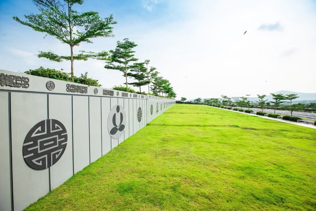 แปลงฝัง สุสานเนอร์วาน่า เมมโมเรียล ปาร์ค บ้านบึง ชลบุรี